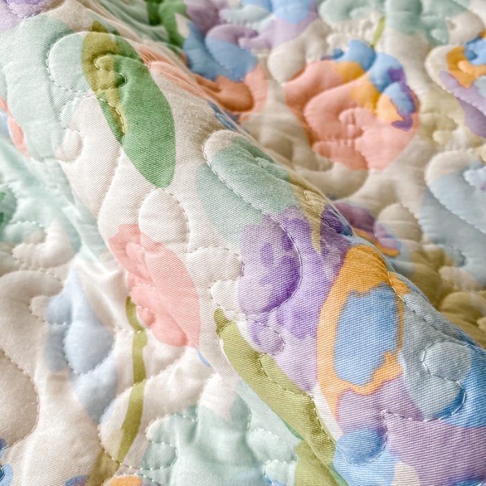 91家纺网 家纺一手货源 找家纺 简宜家居2022新款纯棉夹棉单品床笠 粉蓝