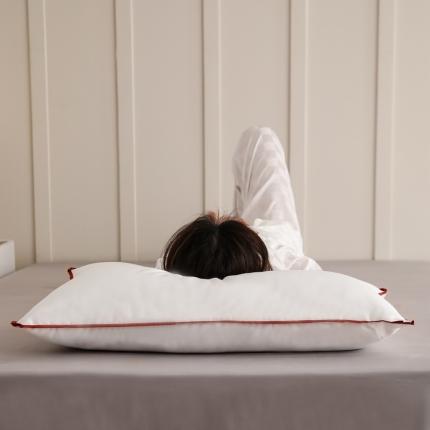 91家纺网 家纺一手货源 找家纺 （总）拾光枕芯 2023新款60支全棉超柔羽丝低枕枕芯