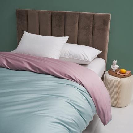 91家纺网 家纺一手货源 找家纺 （总）顾家家居 2023新款60长绒棉双拼全棉单被套纯棉