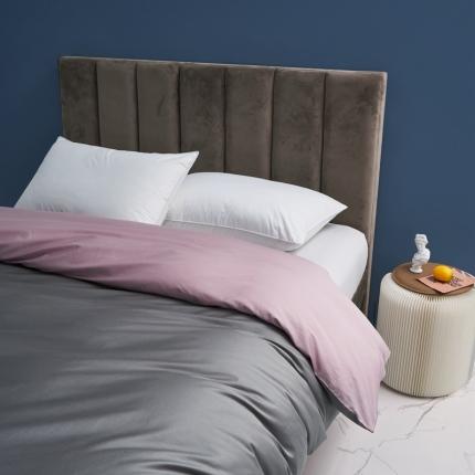 91家纺网 家纺一手货源 找家纺 （总）顾家家居 2023新款60长绒棉双拼全棉单被套纯棉