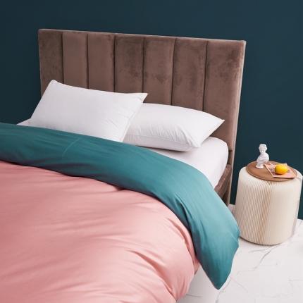 91家纺网 家纺一手货源 找家纺 （总）顾家家居 2023新款60长绒棉双拼全棉单被套纯棉