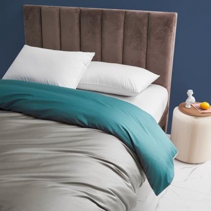 91家纺网 家纺一手货源 找家纺 （总）顾家家居 2023新款60长绒棉双拼全棉单被套纯棉