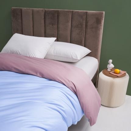 91家纺网 家纺一手货源 找家纺 （总）顾家家居 2023新款60长绒棉双拼全棉单被套纯棉