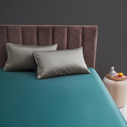 91家纺网 家纺一手货源 找家纺 顾家家居 2023新款60长绒棉双拼枕套48*74cm一对