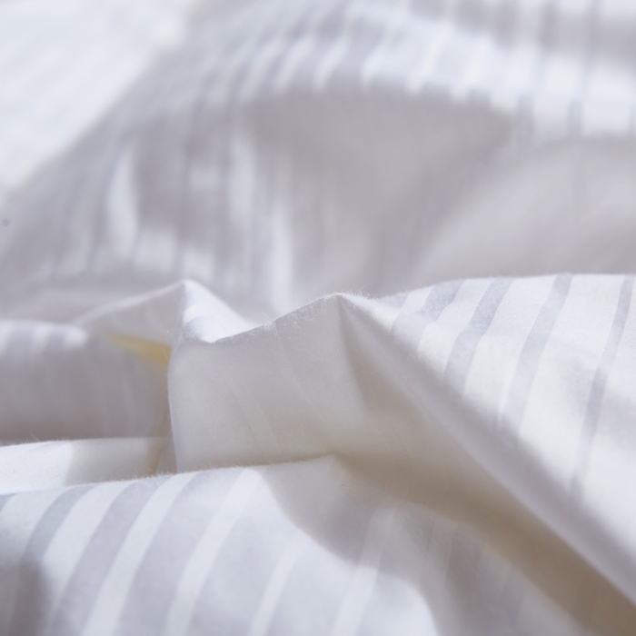 91家纺网 家纺一手货源 找家纺 总羽仙子2023新款100支全棉缎条羽绒被鹅绒被冬被春秋被