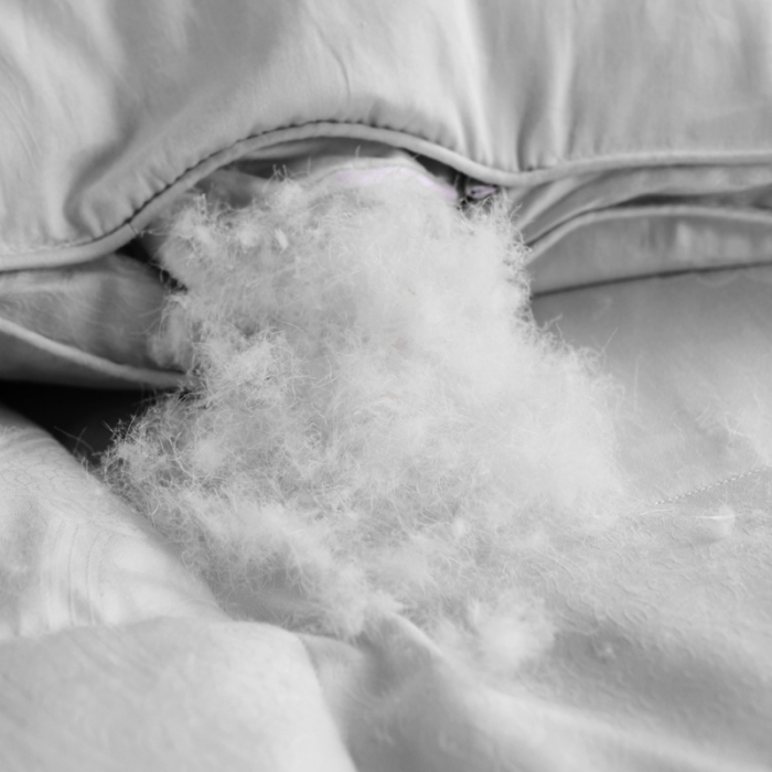 91家纺网 家纺一手货源 找家纺 羽仙子2023新款双层大提花羽绒被白鸭绒被被子 丽莎-灰色