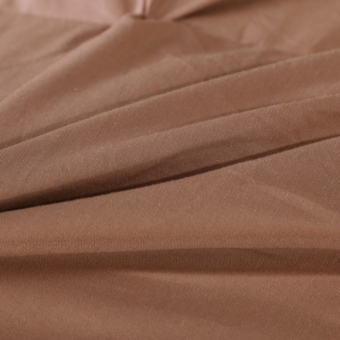 91家纺网 家纺一手货源 找家纺 羽仙子全棉扭花款羽绒被鹅绒被被芯春秋被冬被直播供货量大可谈 咖啡色