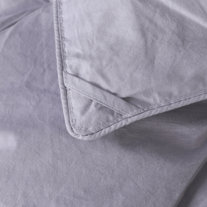 91家纺网 家纺一手货源 找家纺 羽仙子全棉扭花款羽绒被鹅绒被被芯春秋被冬被直播供货量大可谈 绅士灰