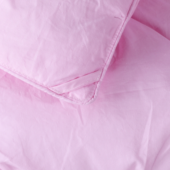 91家纺网 家纺一手货源 找家纺 羽仙子全棉扭花款羽绒被鹅绒被被芯春秋被冬被直播供货量大可谈 樱花粉