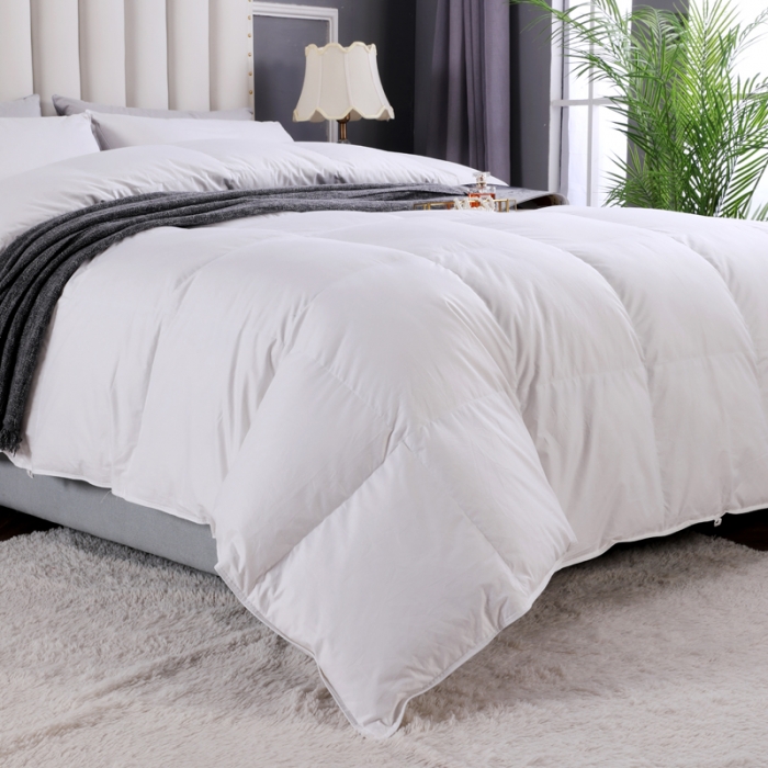 91家纺网 家纺一手货源 找家纺 （总）羽仙子2023全棉羽绒被白鹅绒冬被加厚被子被芯