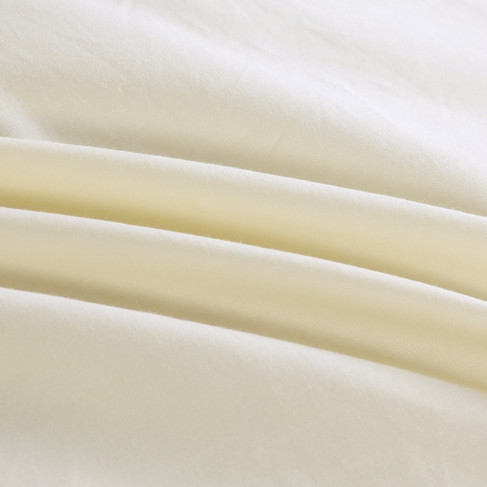 91家纺网 家纺一手货源 找家纺 羽仙子2023全棉羽绒被白鹅绒冬被加厚被子被芯 鹅黄色