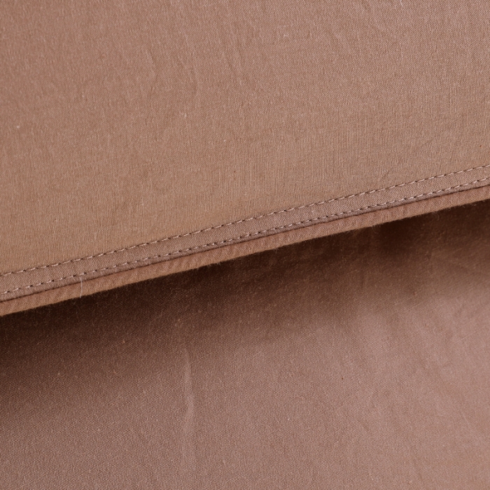 91家纺网 家纺一手货源 找家纺 羽仙子2023全棉羽绒被白鹅绒冬被加厚被子被芯 咖啡色