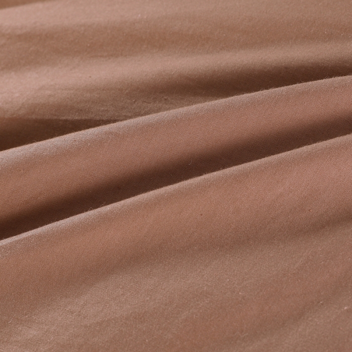 91家纺网 家纺一手货源 找家纺 羽仙子2023全棉羽绒被白鹅绒冬被加厚被子被芯 咖啡色