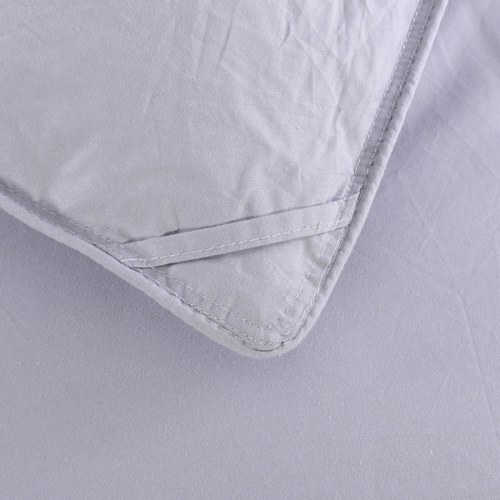 91家纺网 家纺一手货源 找家纺 羽仙子2023全棉羽绒被白鹅绒冬被加厚被子被芯 绅士灰