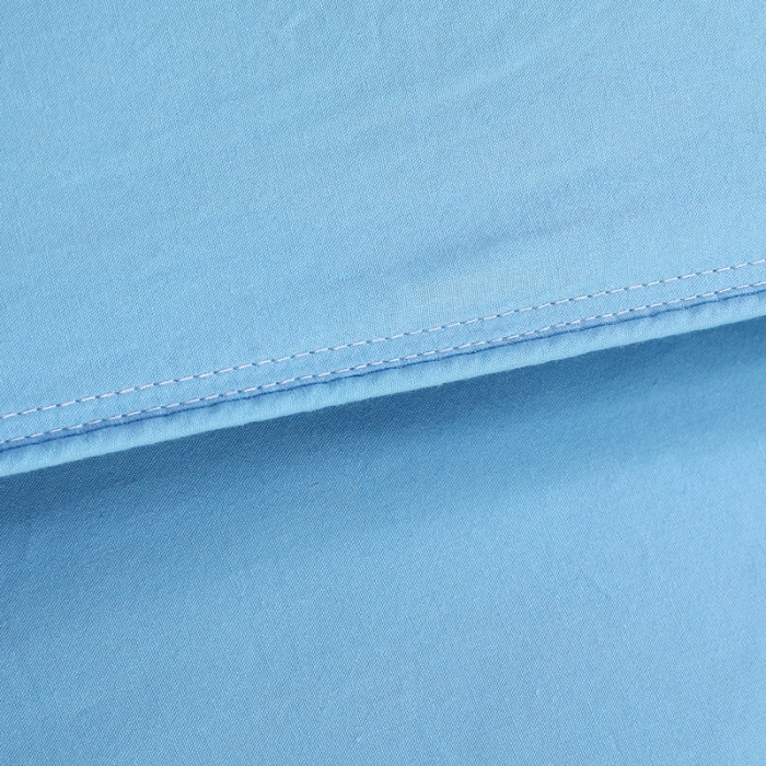 91家纺网 家纺一手货源 找家纺 羽仙子2023全棉羽绒被白鹅绒冬被加厚被子被芯 深蓝色