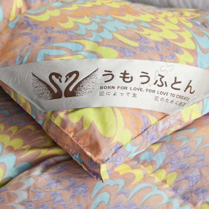 91家纺网 家纺一手货源 找家纺 （总）羽仙子2023新款孔雀开屏羽绒被芯被子冬被春秋被