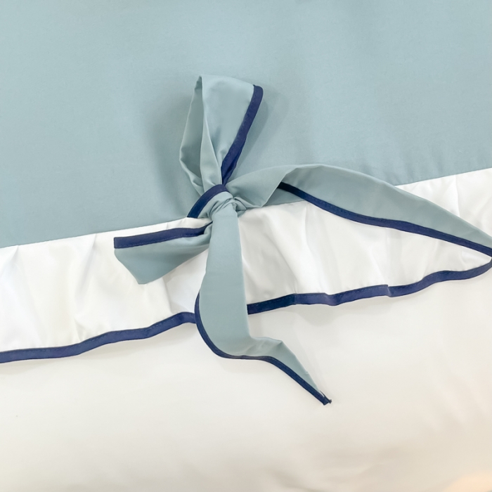 91家纺网 家纺一手货源 找家纺 慕语家纺 2023新款亲肤磨毛高支高密四件套-小幸运 蓝灰