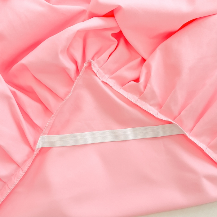 91家纺网 家纺一手货源 找家纺 慕语家纺 2023新款亲肤磨毛高支高密四件套-小幸运 浅玉