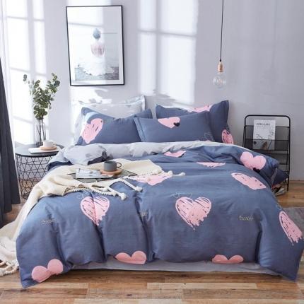 尚帛 2024新款全棉12868印花四件套 爱LOVE