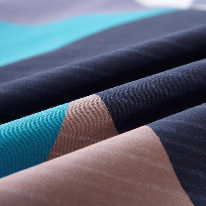 91家纺网 家纺一手货源 找家纺 尚帛 2024新款全棉12868印花四件套 波尔蓝卡