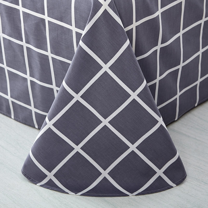 91家纺网 家纺一手货源 找家纺 尚帛 2024新款全棉12868印花四件套 波尔蓝卡