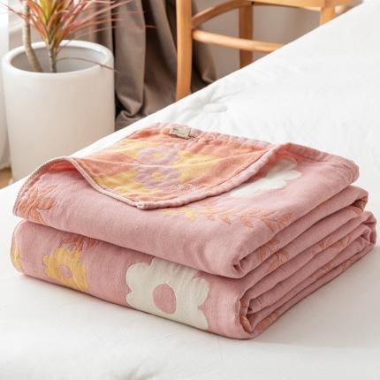 91家纺网 家纺一手货源 找家纺 （总）朴尔家纺 2022新款四层韩版碎花风全棉纱布毛巾被