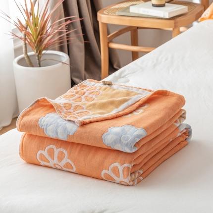 91家纺网 家纺一手货源 找家纺 （总）朴尔家纺 2022新款四层韩版碎花风全棉纱布毛巾被