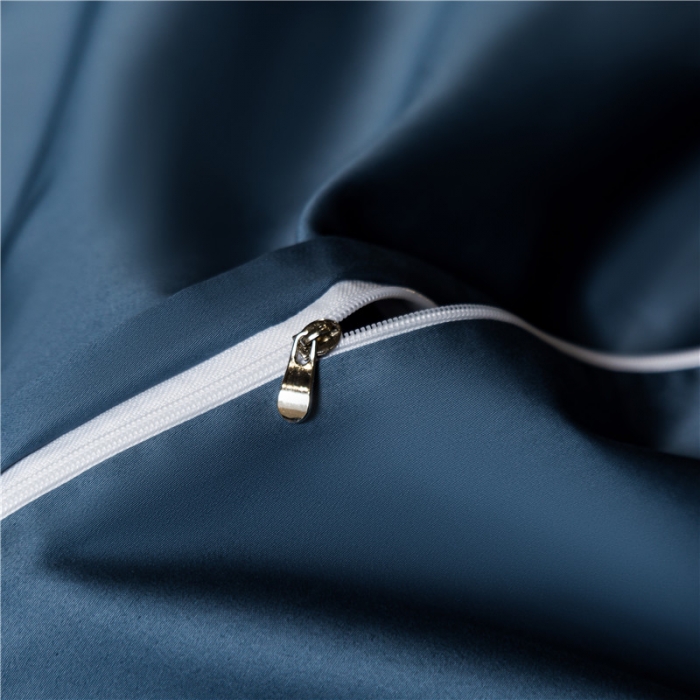 91家纺网 家纺一手货源 找家纺 ol新款200支长绒棉纯色镂空四件套玛格丽 玛格丽-绅士蓝