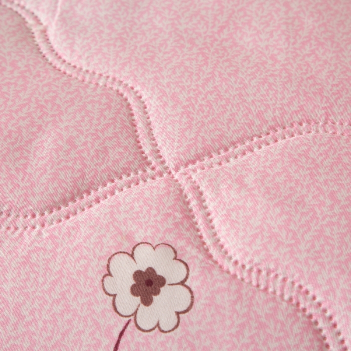 91家纺网 家纺一手货源 找家纺 爱派 2022新款磨毛印花夏凉被夏被空调被 花朵