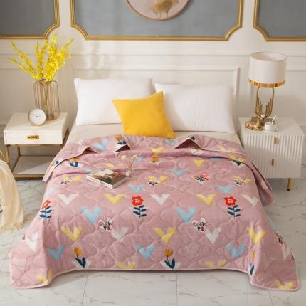 91家纺网 家纺一手货源 找家纺 (总)爱派 2022新款磨毛印花夏凉被夏被空调被被子被芯