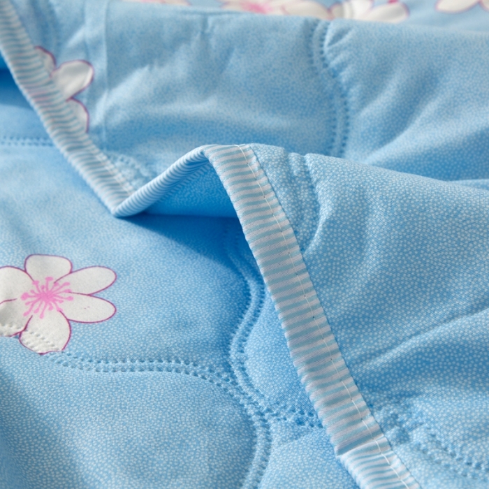 91家纺网 家纺一手货源 找家纺 爱派 2022新款磨毛印花夏凉被夏被空调被 腊梅