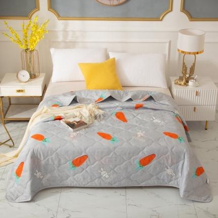 爱派 2022新款磨毛印花夏凉被夏被空调被 萝卜小兔