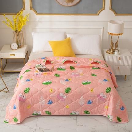 91家纺网 家纺一手货源 找家纺 爱派 2022新款磨毛印花夏凉被夏被空调被 青蛙王子