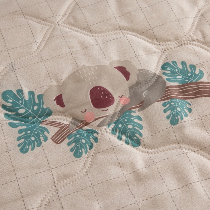 91家纺网 家纺一手货源 找家纺 爱派 2022新款磨毛印花夏凉被夏被空调被 小浣熊