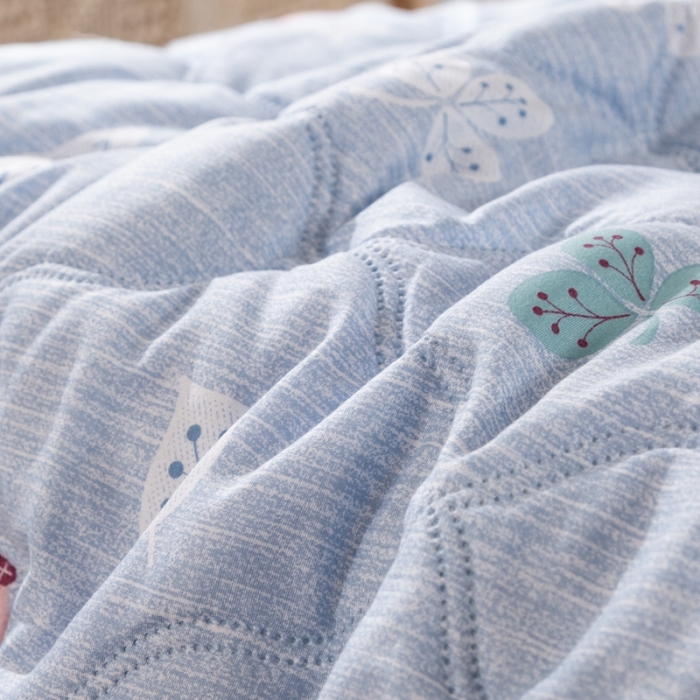 91家纺网 家纺一手货源 找家纺 爱派 2022新款亲肤棉印花夏被空调被 丛林