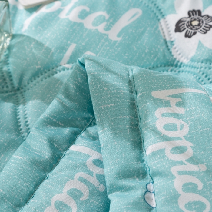 91家纺网 家纺一手货源 找家纺 爱派 2022新款亲肤棉印花夏被空调被 叶落知秋