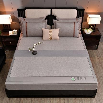 91家纺网 家纺一手货源 找家纺 薄荷清香席古藤席三件套薄荷油抗菌藤席冰藤双面席空调席草席