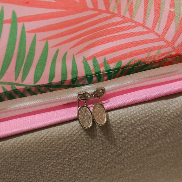 91家纺网 家纺一手货源 找家纺 博诺蚊帐 2022新款免安装钢丝印花蚊帐 叶语