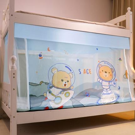 悦语 2022新款大版数码印花子母床下铺系列 太空漫游