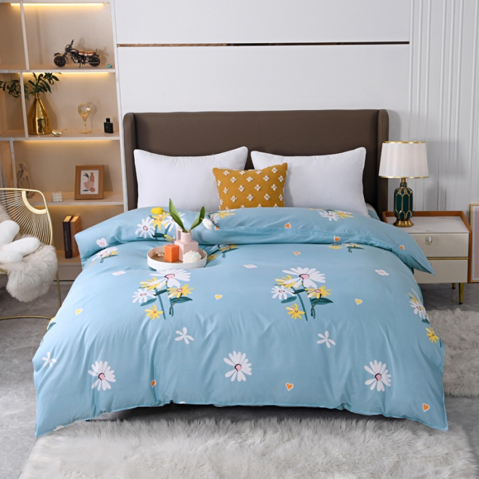 91家纺网 家纺一手货源 找家纺 梵巢家纺 芦荟棉单被套 雏菊花开