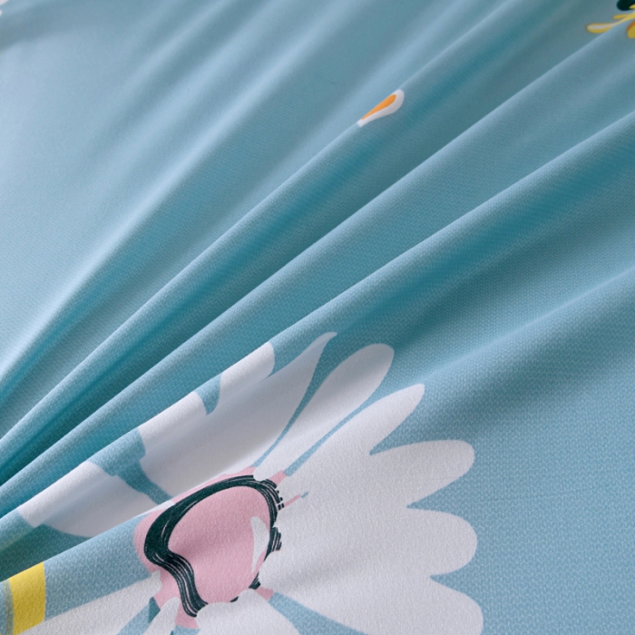 91家纺网 家纺一手货源 找家纺 梵巢家纺 芦荟棉单被套 雏菊花开