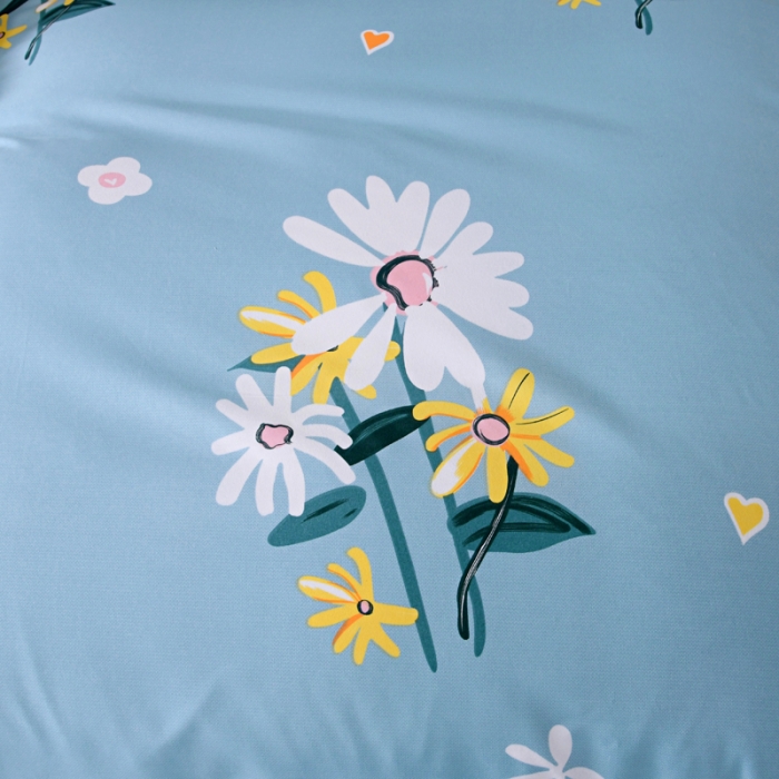 91家纺网 家纺一手货源 找家纺 梵巢家纺 芦荟棉单被套 雏菊花开