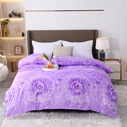 梵巢家纺 芦荟棉单被套 花海-紫