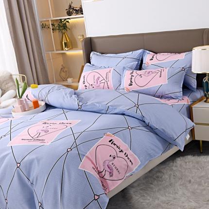 91家纺网 家纺一手货源 找家纺 梵巢家纺 芦荟棉单被套 吉祥鹤