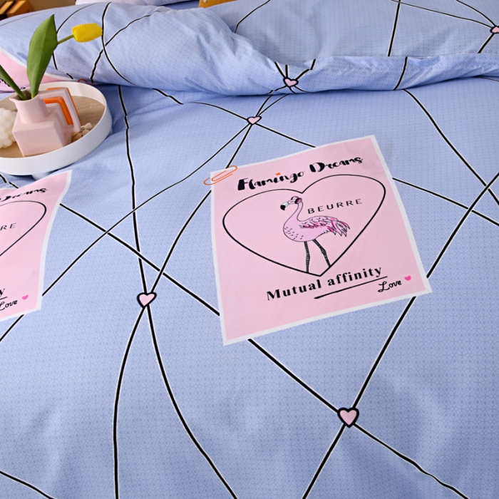 91家纺网 家纺一手货源 找家纺 梵巢家纺 芦荟棉单被套 吉祥鹤