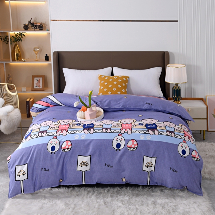 91家纺网 家纺一手货源 找家纺 梵巢家纺 芦荟棉单被套 全家福