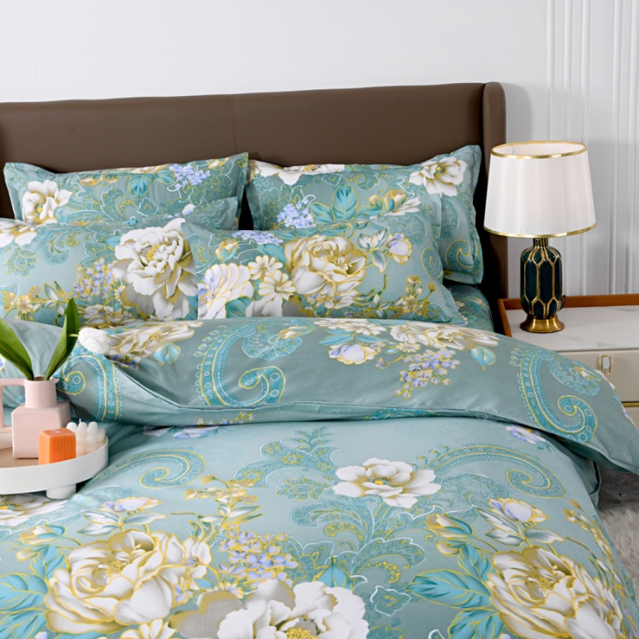 91家纺网 家纺一手货源 找家纺 梵巢家纺 芦荟棉单被套 香飘四溢