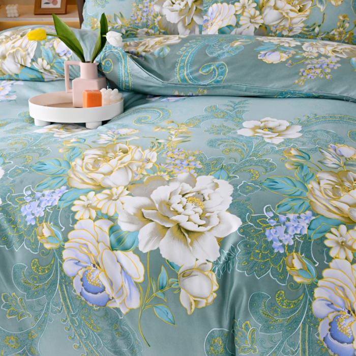 91家纺网 家纺一手货源 找家纺 梵巢家纺 芦荟棉单被套 香飘四溢