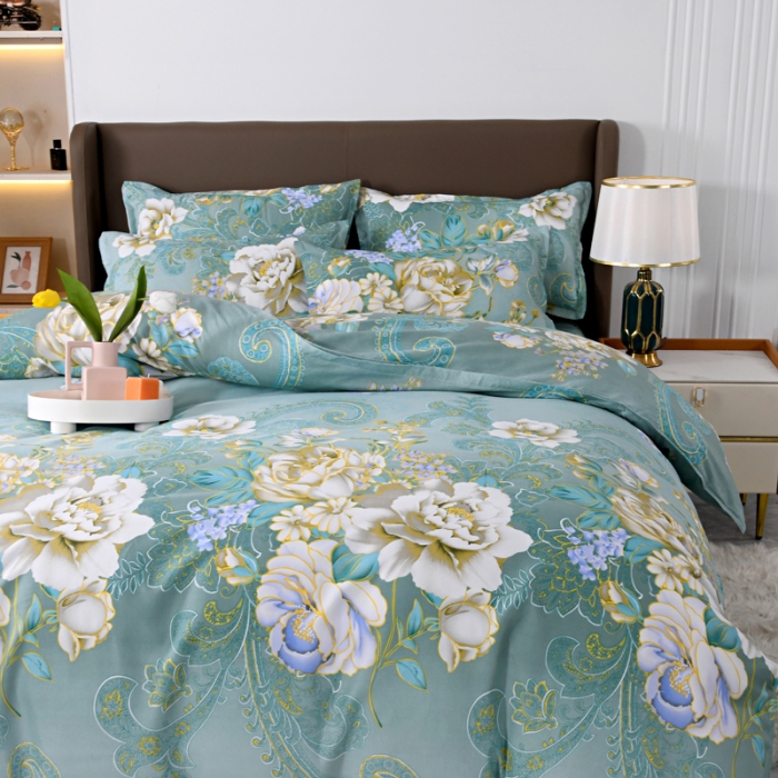 91家纺网 家纺一手货源 找家纺 梵巢家纺 芦荟棉单被套 香飘四溢