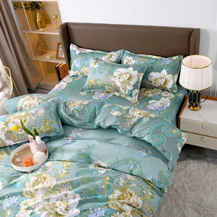 91家纺网 家纺一手货源 找家纺 梵巢家纺 芦荟棉单被套 香飘四溢